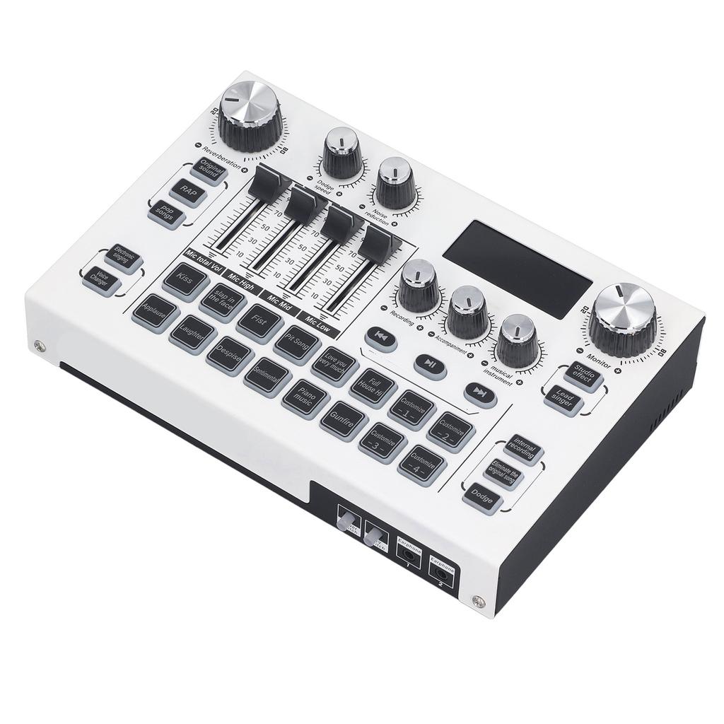 Digital Mixer Professional USB Sound Interface Sound Card Dual Core DSP Digital Chip Sound Mixer for