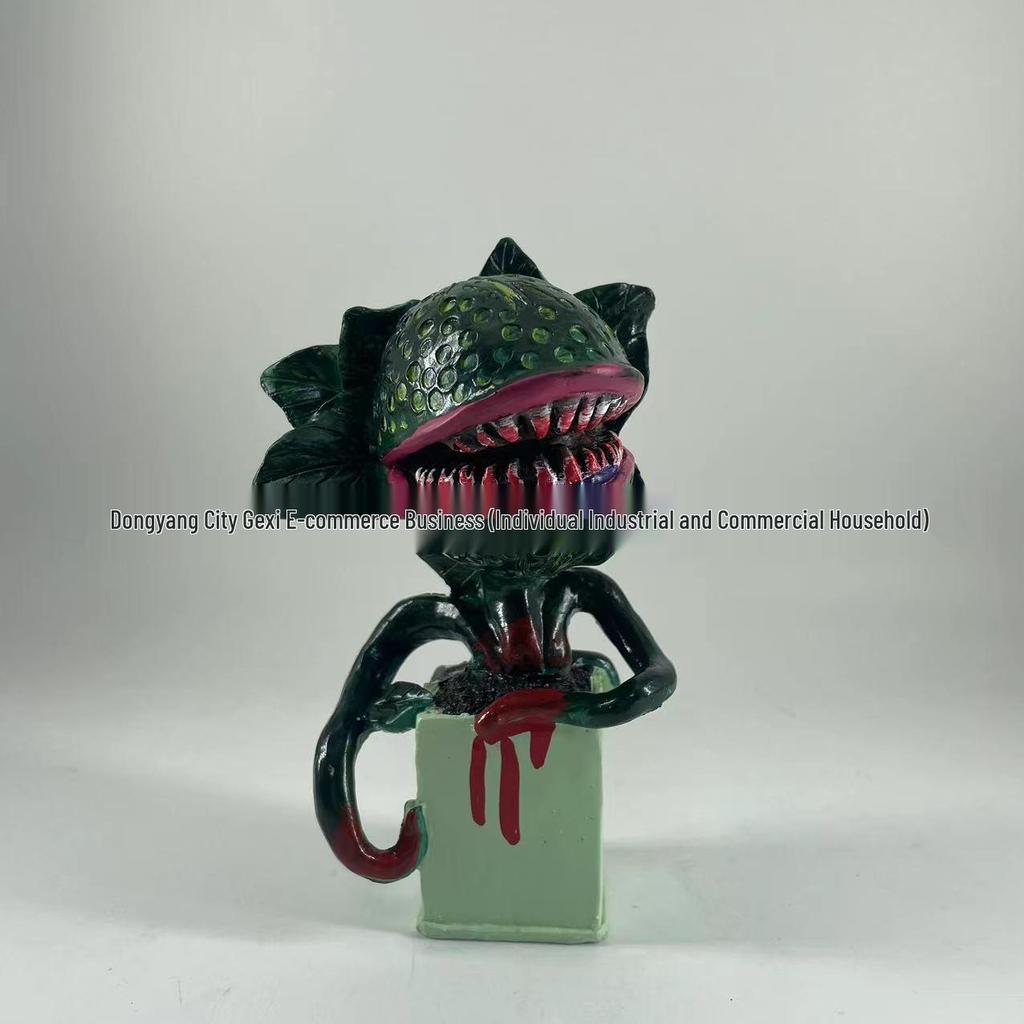 Carnivorous Plant Resin Ornaments: Halloween Garden Decoration