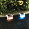 1pc LED Solar Path Stair Lights IP65 Waterproof Outdoor Garden Yard Fence Wall Lamp Staircase Night Light