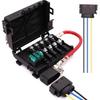 Battery Fuse Box Block Terminal 1J0937550 With 9Pcs Fuses Compatible With 99-04 VW Beetle Jetta Bora Golf MK4