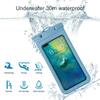 Swimming Accessories Waterproof Cellphone Bag for Pool Water Sports Beach Playing Transparent Mobile Phone Protector Bag Pouch