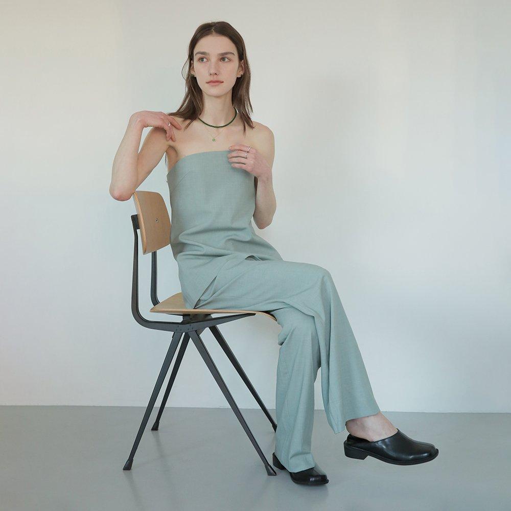 [Оригинальный продукт от штаб-квартиры / В комплекте шелковый мешочек] Серебро 925 пробы Оникс Зеленый Ожерелье 4 мм