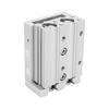 MXS16 Pneumatic Guide Rail Cylinder High Accuracy 16*2mm Bore Size Double Acting