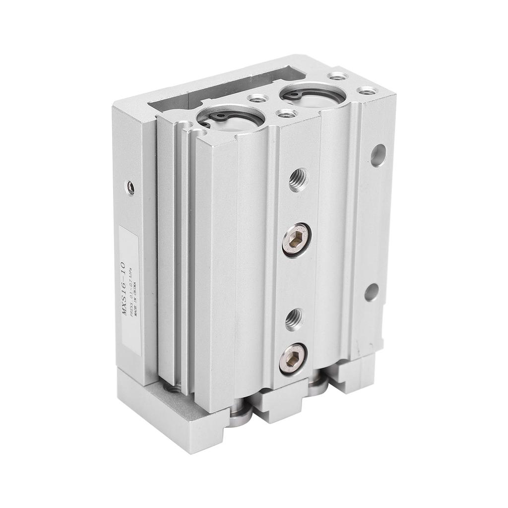 MXS16 Pneumatic Guide Rail Cylinder High Accuracy 16*2mm Bore Size Double Acting