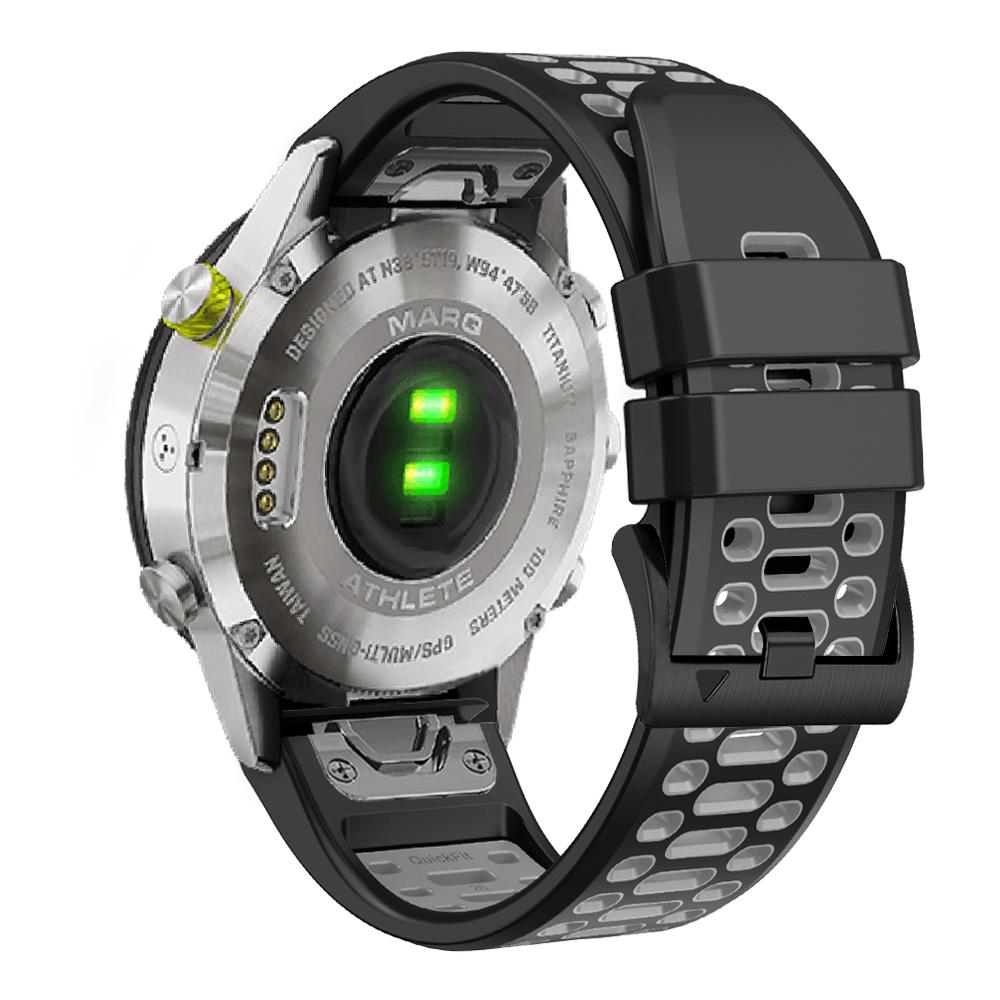 Силиконовый ремешок 26 мм 22 мм для Garmin Fenix ​​6X6 Pro 5X5 Plus 7X7 3HR 935 945 Enduro 2 QuickFit ремешок для часов браслет Correa