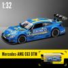 Модель автомобиля из сплава BENZ AMG C63 DTM в масштабе 1/32 с инерционным механизмом, гоночная игрушка для детей, потрясающая детализация, идеальный подарок