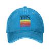 Vintage VHS Video Tape Unisex Women Baseball Caps  Distressed Denim Hats Cap Classic Outdoor Workouts  Adjustable Headwear