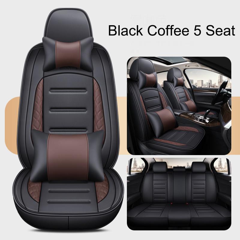 PU Leather 5 Seat Car Seat Cover for Dodge Journey Charger Challenger Dart Caliber Durango Avenger Magnum Grand CAR Accessorie