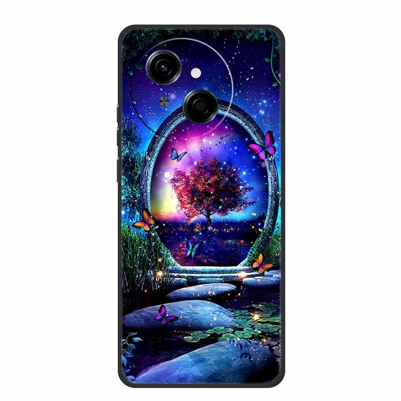 Phone Case For Tecno Spark Go 1 S Back Cover Case 6.67" Black Silicone Soft TPU Coque For Tecno Spark Go 1S Case Go1S Funda Para