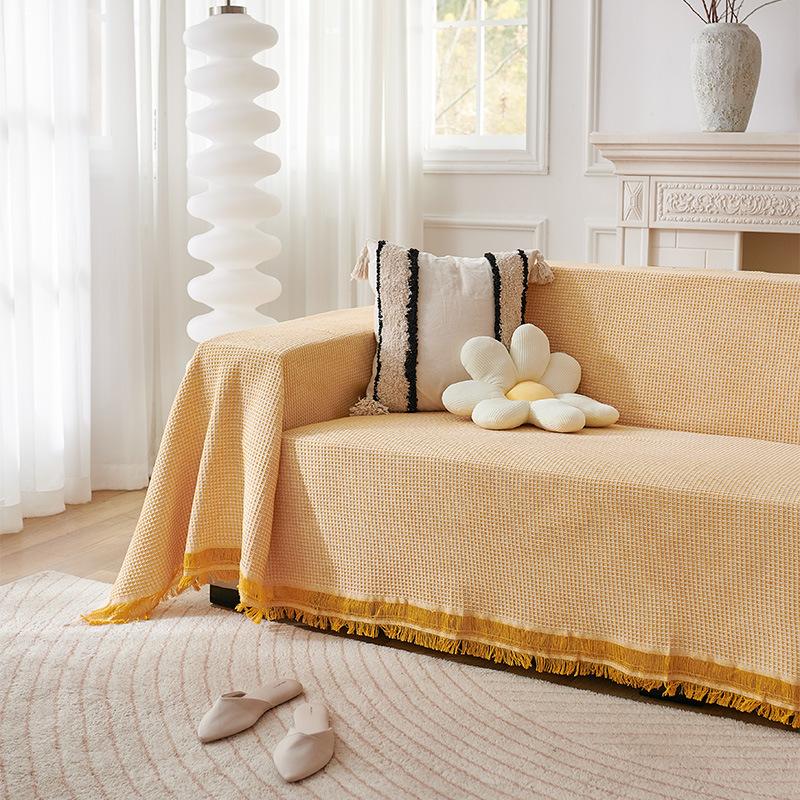 Универсальное полотенце для дивана Ins Style, универсальный чехол для дивана Four Seasons, хлопковая пряжа, чехол для дивана, ткань, универсальный чехол для дивана, коврики для кемпинга