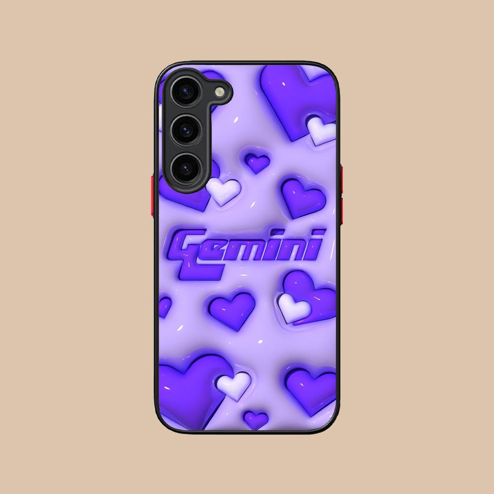 Чехол для мобильного телефона со знаком зодиака Близнецы для Samsung Galaxy S25 S24 S23 S22 S21 Plus FE Ultra Цветной силиконовый чехол Роскошный чехол