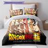 Постельное белье с рисунком DRAGON BALL, Комплект с одеялом, Пододеяльник, Наволочка, Домашний подарок на день рождения (1 пододеяльник + 2 наволочки, без наполнителя)