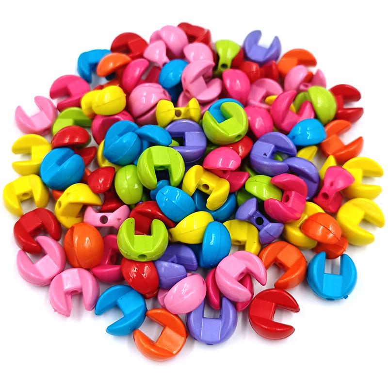 Бусины с буквами, свободные бусины для изготовления украшений своими руками, подвеска, изготовленная вручную из бисера конфетного цвета, цветок, звезда, клубника, бусины с отверстием