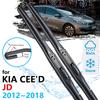 Щетки переднего стеклоочистителя автомобиля для KIA Ceed Cee'd JD 2012 2013 2014 2015 2016 2017 2018 резак для щеток лобового стекла