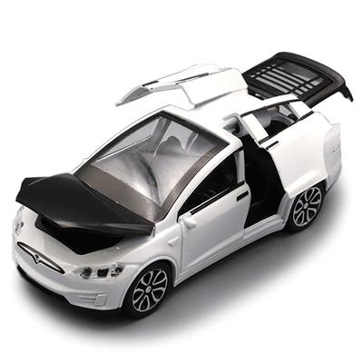 Модель автомобиля Tesla в масштабе 1/36 с высокой степенью детализации, модель автомобиля Tesla из сплава, литые игрушечные транспортные средства, игрушечные автомобили, игрушки для мальчиков, инерционные, подарки для детей