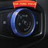 Наклейка на крышку переключателя фар автомобиля для Ford Focus 3 MK3 MK4 KUGA Escape Mustang 2015 Mondeo Fusion 2013-2016 Ecosport 18-23