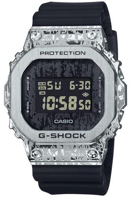 Часы Casio Черные Металлические Покрытые Гранж Камуфляжная Серия G-Shock GM-5600GC-1JF Мужские (Эксклюзивно в интернете)