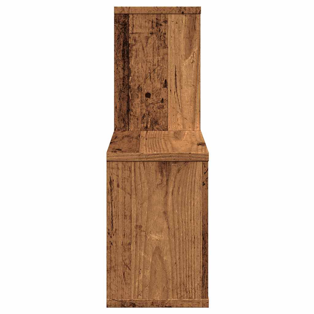 Wall Shelf Vintage Wood Look 100 x 18 x 53 cm Engineered Wood