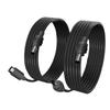 Mini TypeC DC5521 5.5x2.1mm водонепроницаемый кабель питания для наружного использования ПВХ шнур с защитой от перегрузки