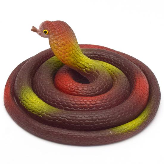 Реквизит Легкий Креативный 80 см Яркая Текстура Смешная Поддельная Змея Хитрая Игрушка Ложь