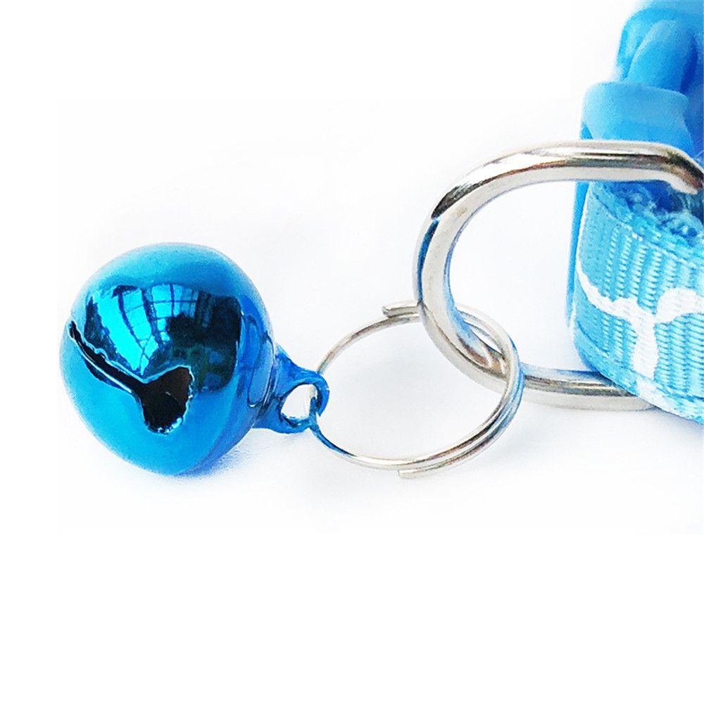 Щенок Милая кошачья голова Кошачьи аксессуары Ожерелье для котенка Кошачьи ошейники Ошейник для собаки Подвеска с колокольчиком