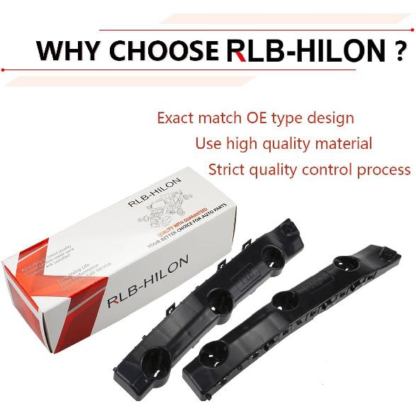 RLB-HILON Front Bumper Bracket Compatible With Nissan Rogue 2014 2015 2016 2017 2018 Year, For 62222-4BA1A 62223-4BA1A