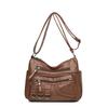 Yogodlns Vintage Pu Leather Luxury Purses and Handbags High Quality Women's Bag Design Multi-pocket Ladies Crossbody Shoulder Bags