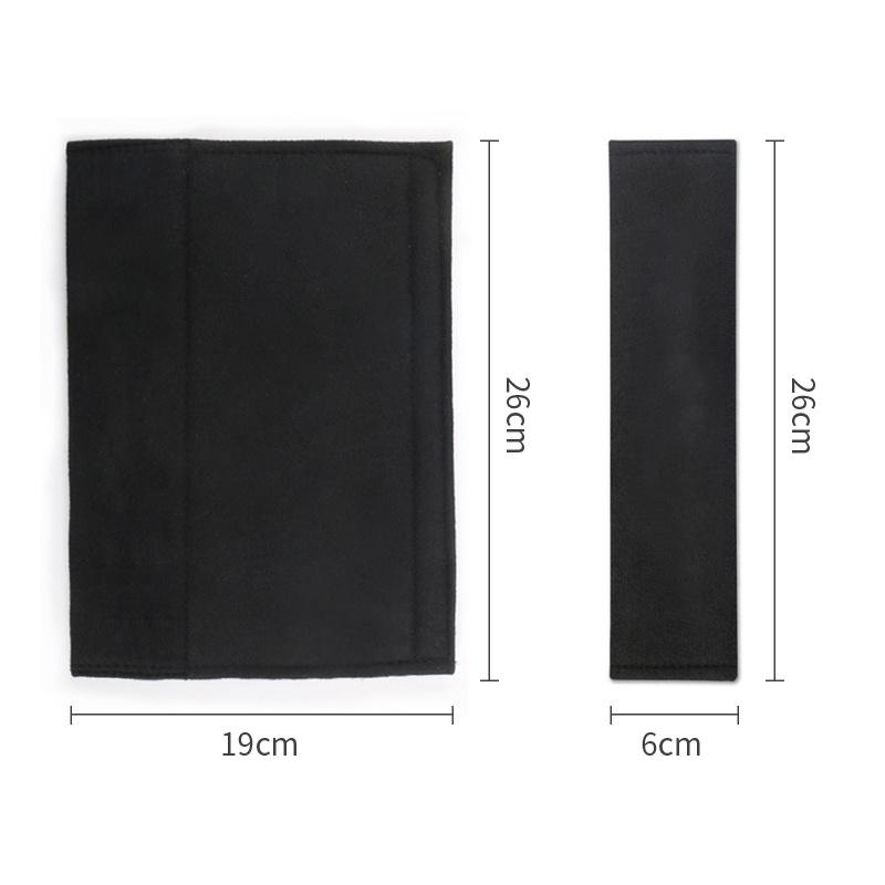 2pcs Carbon Fiber Cotton Car Seat Belt Protection Cover Case For VW Volkswagen Polo Jetta Golf Passat Touran B5 B6 Touareg
