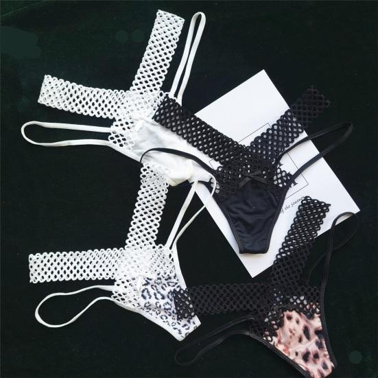 T-Shape Low Waist Seamless Lady Panties Lace Hollow Out G-String Thong