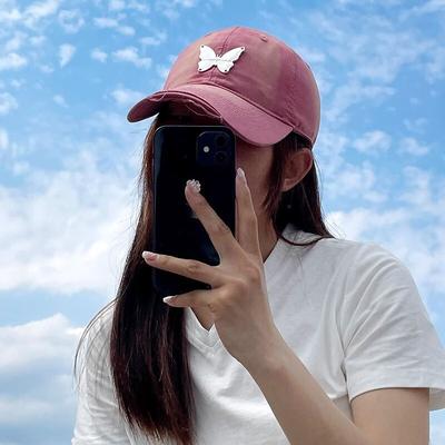 Бейсболка Ins Metal Butterfly для мужчин и женщин из мягкого хлопка Snapback, солнцезащитные козырьки, кепки для дальнобойщиков в стиле хип-хоп, Casquette