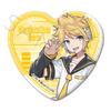 Металлические значки в форме сердца "Hatsune Miku & Piapro Characters" [Всего 6 видов, торговые] Коробка из 6