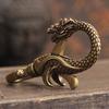 Dragon Figurine Miniature Statue Keychain Ornament Home Indoor Household