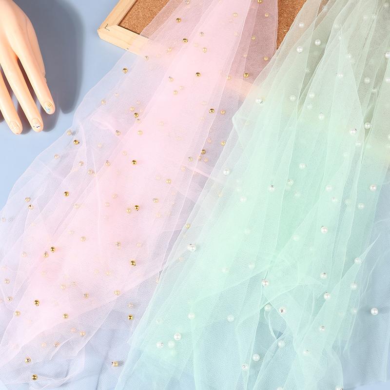 Реквизит для фотосъемки ногтей Марля с жемчугом Фотофон Тюлевые изделия Фотография Задники Декоративные материалы