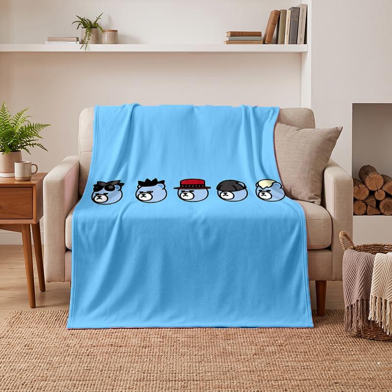 BIGBANG Soft Warm Flannel Blankets Comfortable Blanket for Home Decoration Gifting