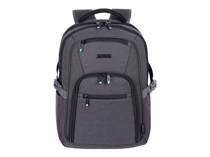 Urban Factory HEAVEE Green - Sac à dos pour ordinateur portable - respectueux de l'environnement - 15.6" - gris, noir