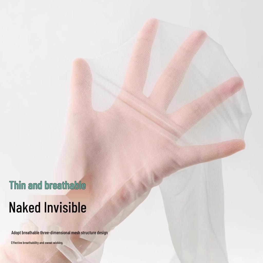 Mint Mambo Anti-Snag Women's Summer Stockings - Thin, Green, Skin-Tone, Sun Protection