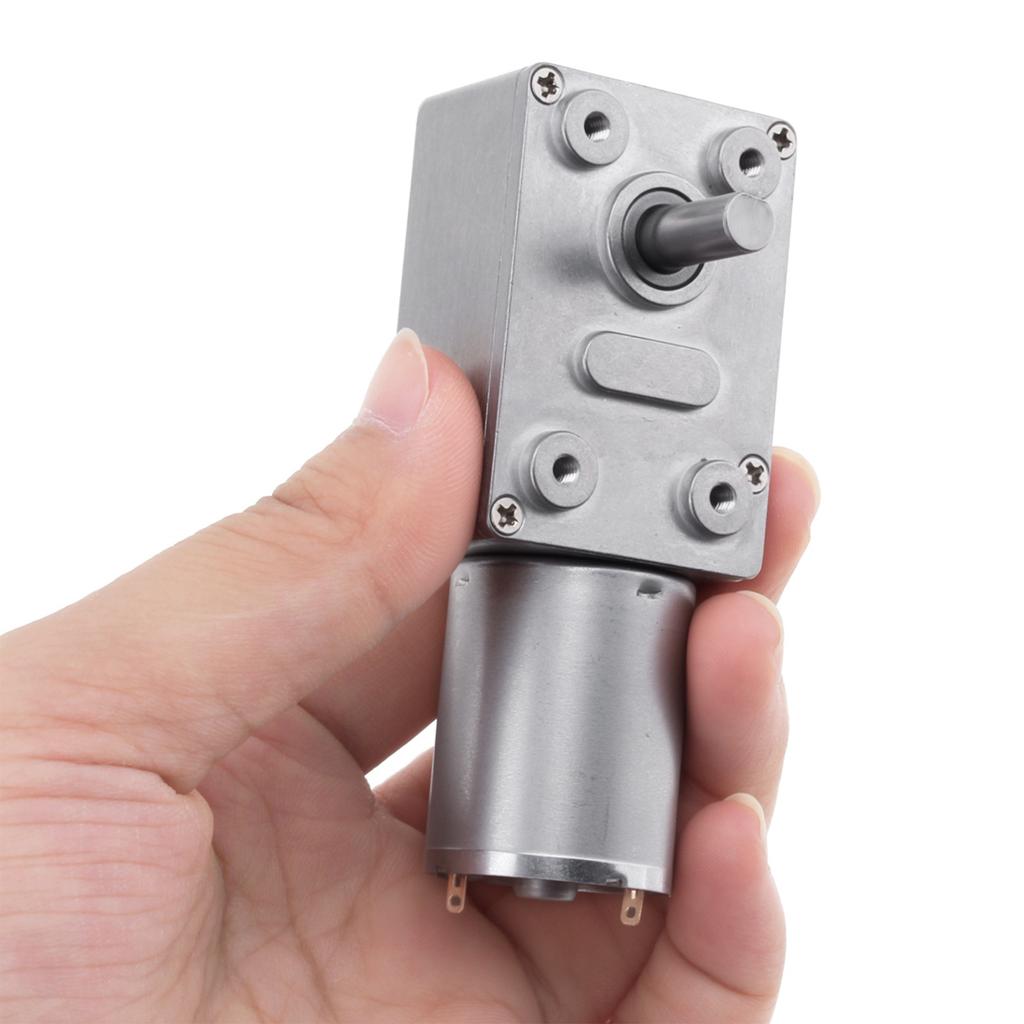 12V JGY-370 DC Червячный Мотор-редуктор Электродвигатель Высокий Крутящий Момент Двигатель Вращения с Монтажным Кронштейном, Червячный Мотор-редуктор, 6 - 160 об/мин