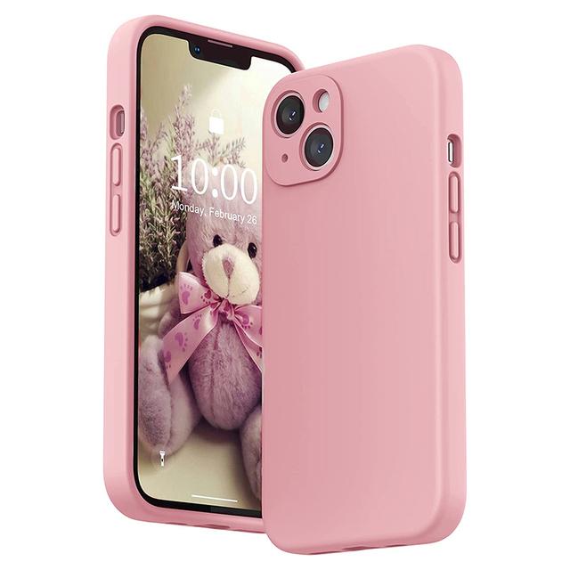Жидкий силиконовый мягкий чехол для iPhone 15 14 Plus 13 11 12 Pro Max Mini X XR XS Full Lens Protection Cover Shell