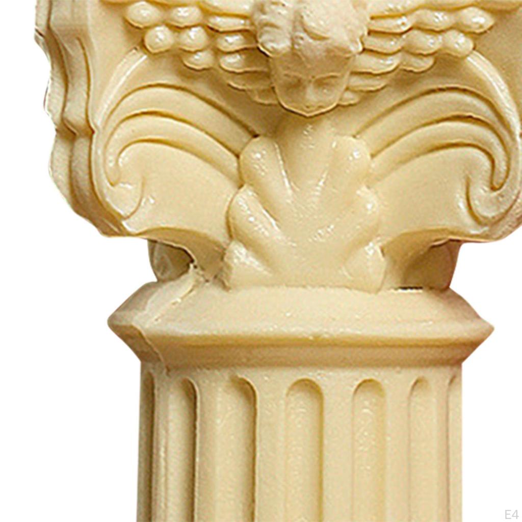 Classic Greek Statue,Mini Pillars ,Resin Crafts Household Office Desktop Decor,Garden Banquet Resin