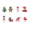 1шт ручная роспись глазурованные забавные мультяшные рождественские бусины-шармы для самостоятельного изготовления ювелирных изделий