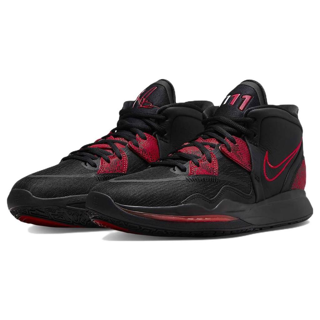 Nike Кроссовки унисекс Kyrie Infinity EP Bred, черные университетски-красные, темно-дымчатые, серые, DC9134-004