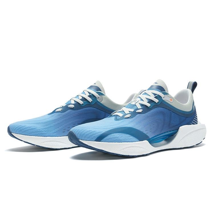 Li Ning Super Light 18 Fabric Slip Resistant Abrasion Resistant Slip Resistant Abrasion Resistant Low top Running Shoes ARMR007-4