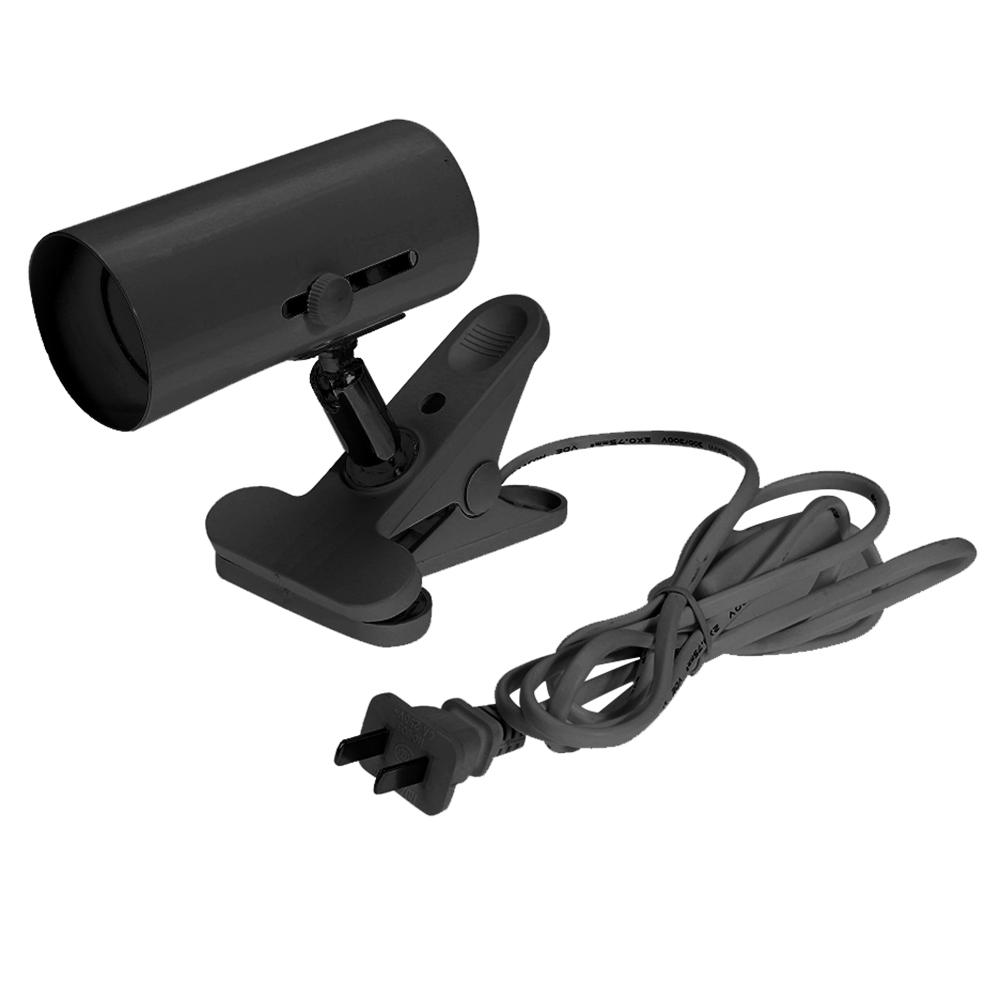 EU/US Plug 360 Degree Flexible Desk Lamp Holder E27 Heating Reptile Lamp Holder UVA+UVB Clip-on Bulb Cover for Pet Light 1/2pcs