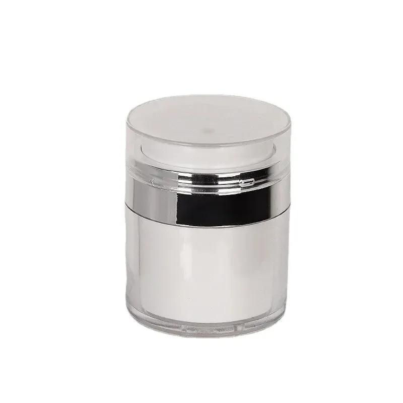 1 шт. 15/30/50 г безвоздушная банка с помпой пустая акриловая бутылка для крема многоразовый косметический контейнер простой в использовании портативные дорожные инструменты для макияжа