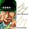 Hot Selling Roronoa Zoro Earrings 3pcs/set Classics Cosplay Accessories Anime Hunter Hunter for Women Men Fashion Drop Earrings
