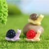 Микропейзаж Суккулентная фигурка улитки Миниатюрная фигурка Животное Кукла Суккулентное растение Орнамент