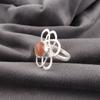 Wonderful Peach Moonstone Gemstone Jewelry, 925 Solid Sterling Silver Ring, Handmade Gorgeous Silver Ring, For Wedding Gift