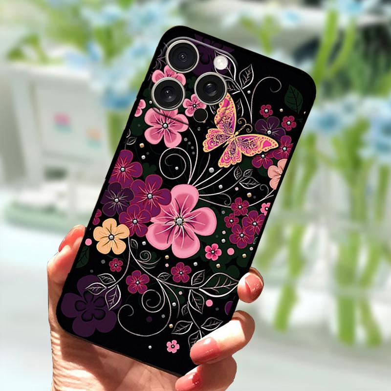 Чехлы с мультяшными рисунками для iPhone 15 Pro Max, силиконовые, из ТПУ, мягкие, для Apple iPhone 13, 14, 12 Pro, защитные чехлы для телефонов.