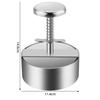 Stainless Steel Adjustable Burger Press Perfect for Burgers Patties Cooking BBQ