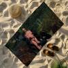 Полотенце Bon Beach Ванное Быстросохнущее Песочное, Легкое Портативное Сауна Кемпинг Бассейн Fable Iver Путешествия